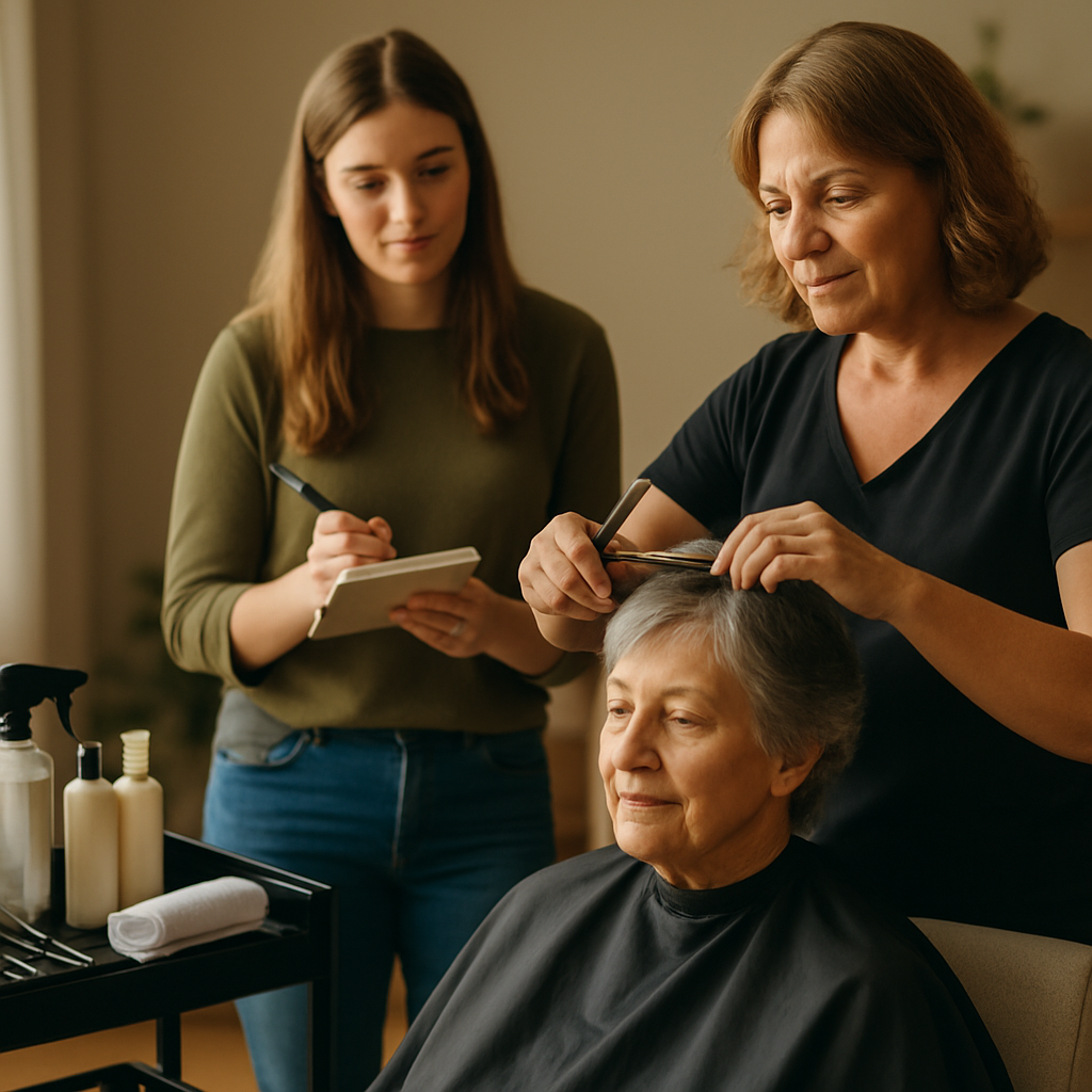 Branche, Karriere & Ausbildung beim Mobilfriseur Andrea