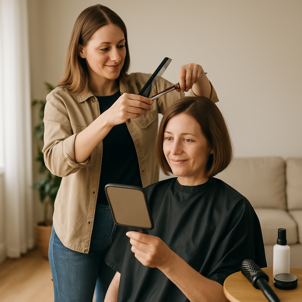 Mobilfriseur Andrea: Haarschnitt & Styling Grundlagen