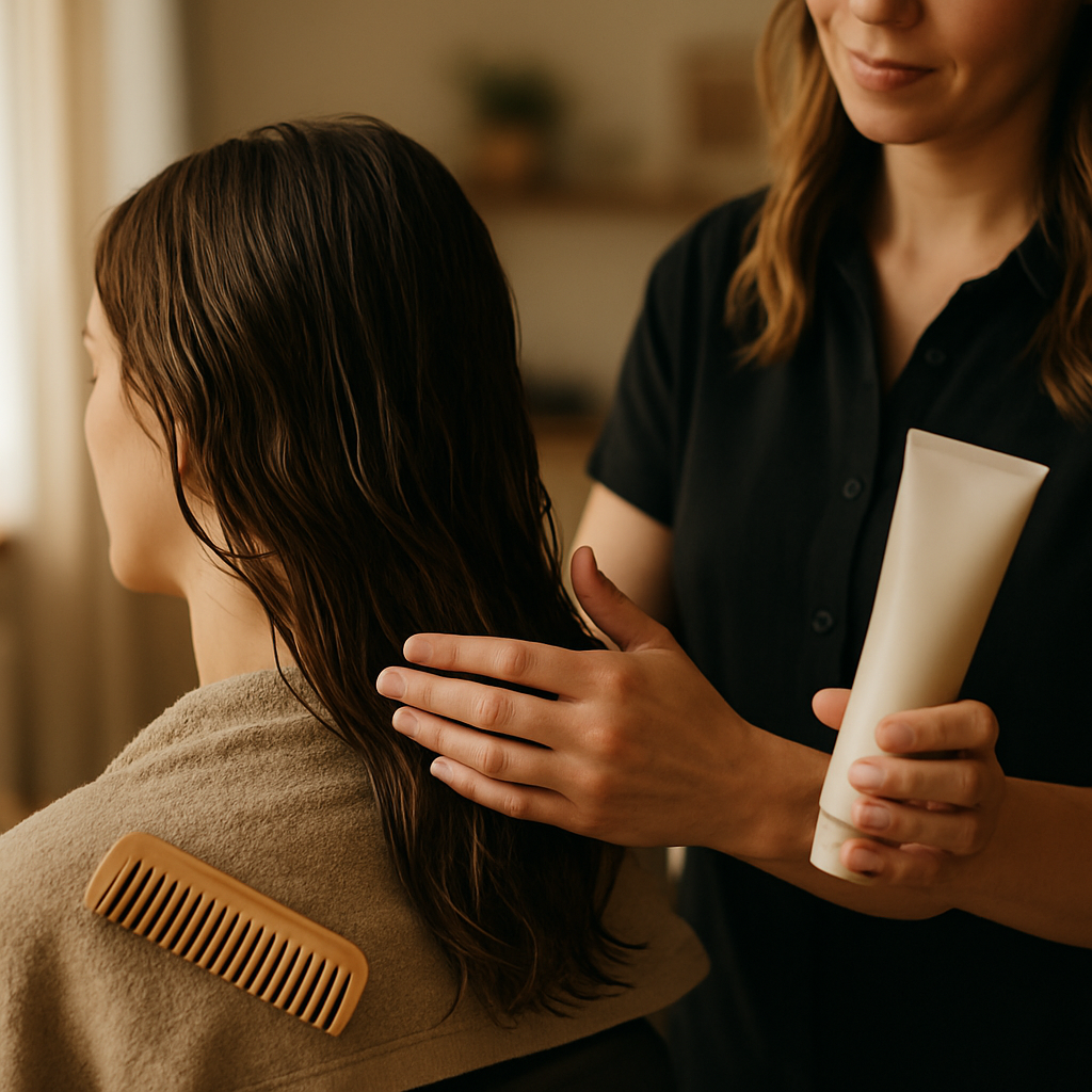 Conditioner richtig anwenden – Tipps von Mobilfriseur Andrea