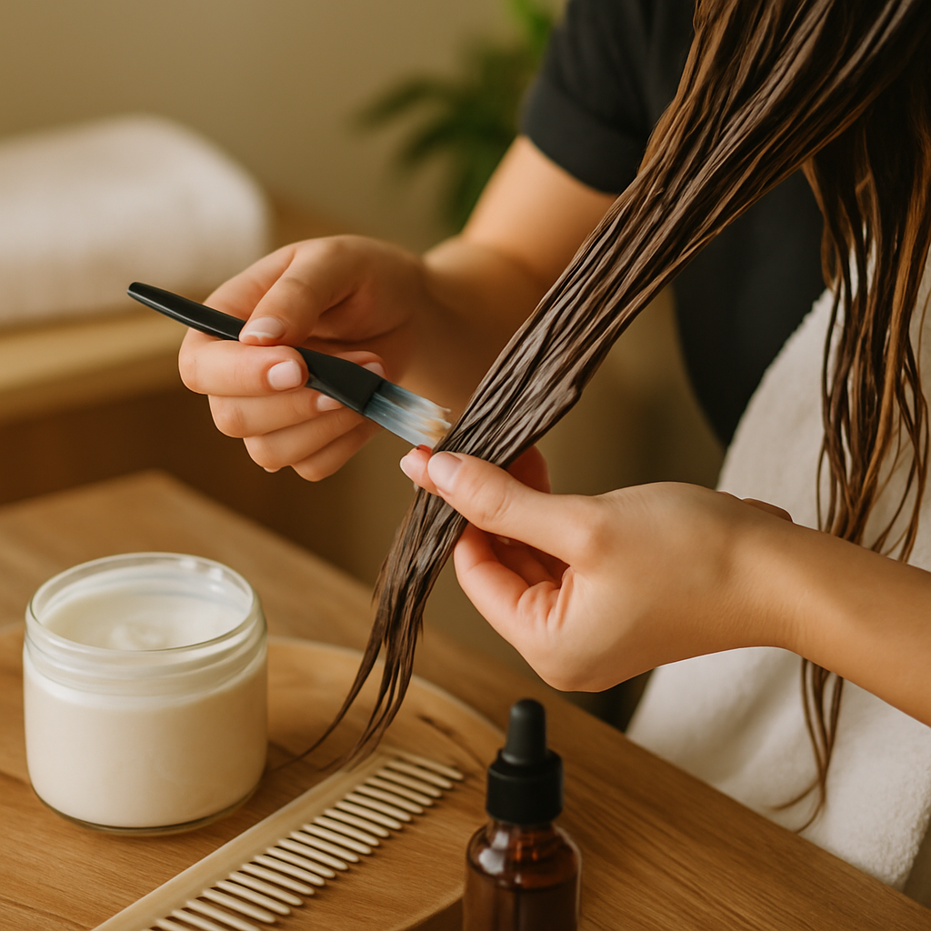 Haarmasken: Tipps zur Anwendung von Mobilfriseur Andrea – wirksam