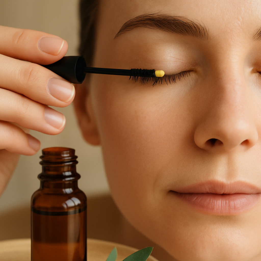 Sanfte, natürliche Pflege für Wimpern und Augenbrauen